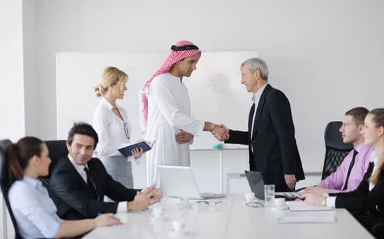 group of business people, mixed culture
